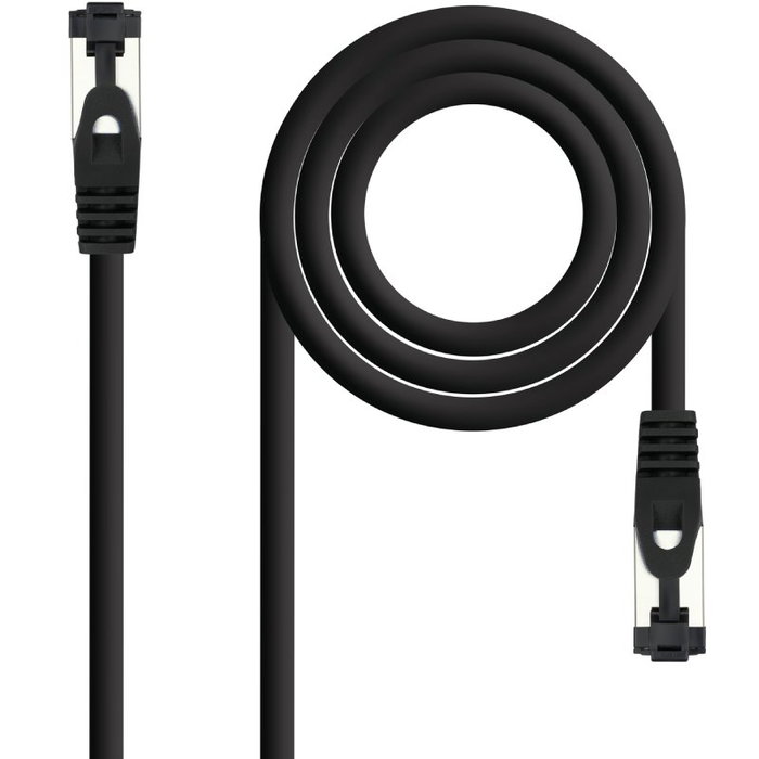 Nanocable Cable de Red CAT.8.1 SSTP AWG26 1m Negro Nanocable Cable de Red CAT.8.1 SSTP AWG26 1m Negro